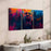 Custom Modern Art Triptych for Living Room by POD Creations