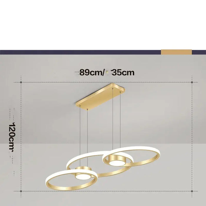 Modern Circular LED Pendant Light – Sculptural Dining & Living Illumination HomeWares – Modern Lighting & Ambience