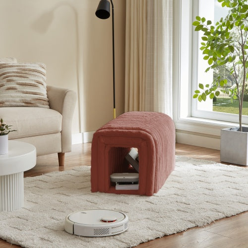 Cozy Ottoman Storage Bench for Cats – Chic Corduroy Comfort