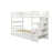 Twin Bunk Beds With Trundle & Stairway Storage In White