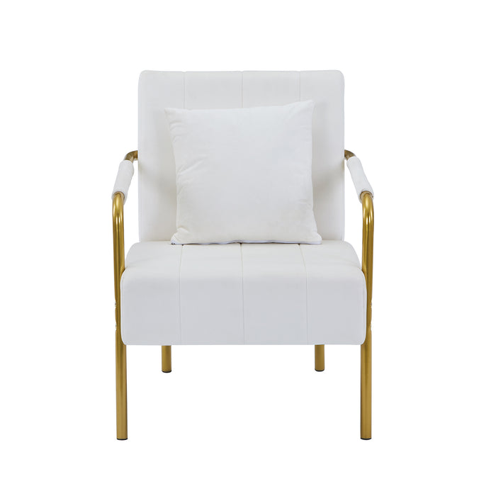 Velvet Accent Chair - Luxurious Comfort for Stylish Living