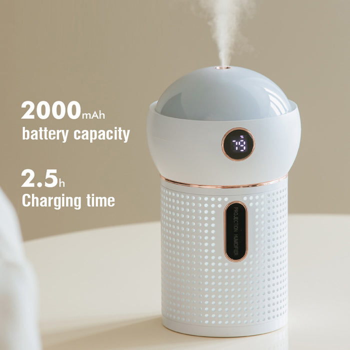 Aroma Mist Projector: Humidifier & Diffuser for Relaxation