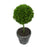 Mini Faux Boxwood Topiaries - Lush Decor for Any Space