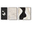 Modern Minimalist Black White And Gray Abstract Painting For Living Room Decor A Contemporary Tri Tone Wall Art