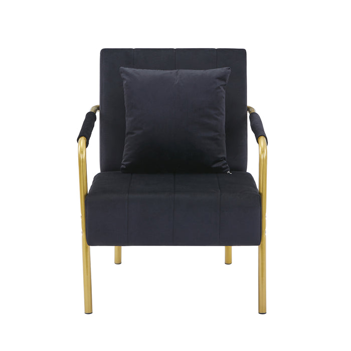 Velvet Accent Chair - Luxurious Comfort for Stylish Living