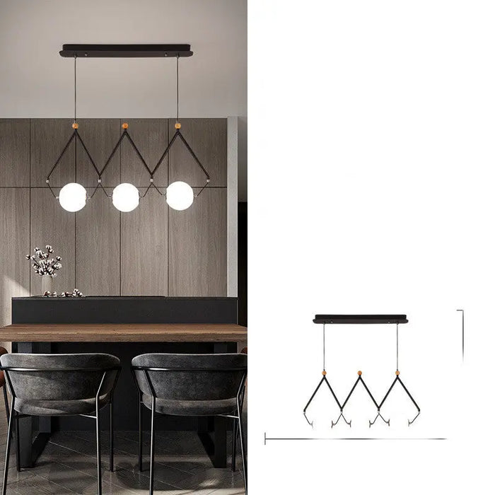 Creative Personality Dining Table Bar Lamp - Taipei, Glass, LED HomeWares Hub