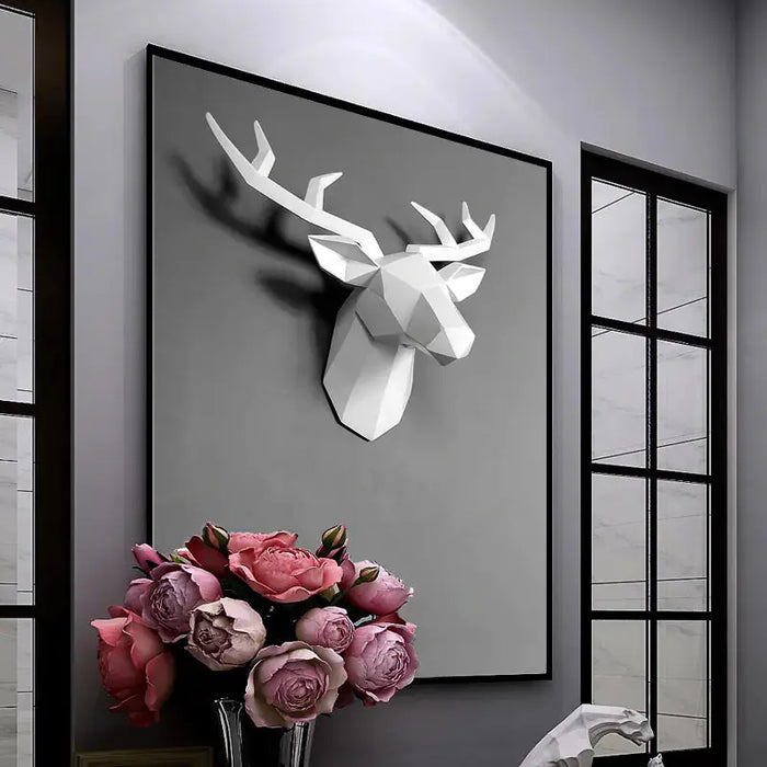 Nordic 3D Deer Head Nordic Wall Art HomeWares Hub