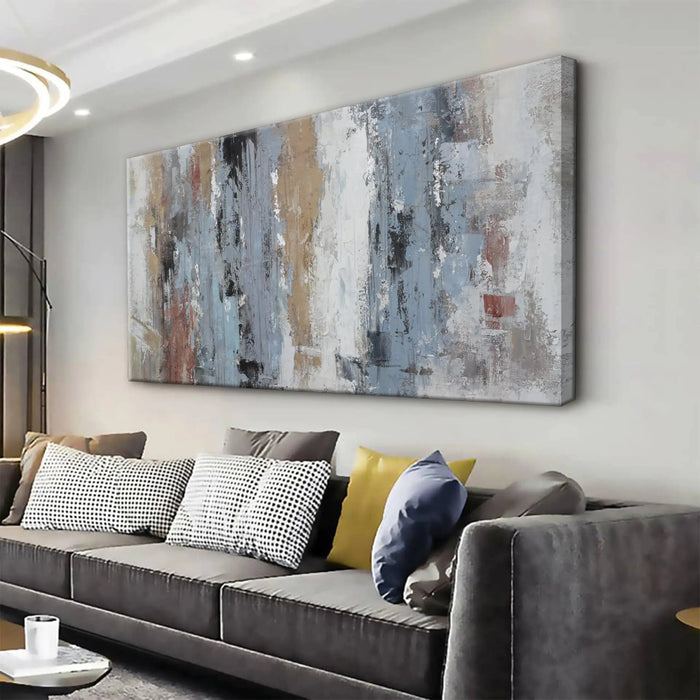 Iridescent Teal Abstract Canvas Art HomeWares Hub