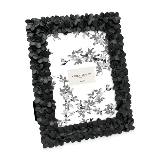 Laura Ashley Frame Black Floral 5x7 Resin Frame with Easel & Hook HomeWares Hub